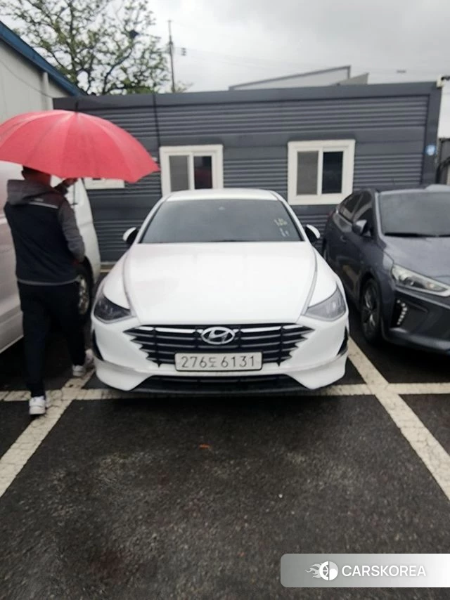 Hyundai Sonata (DN8) 2019 Белый из Кореи