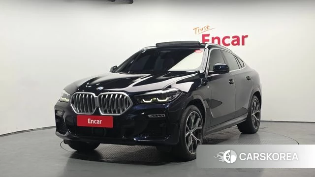 BMW X6 (G06) 2021 Черный из Кореи