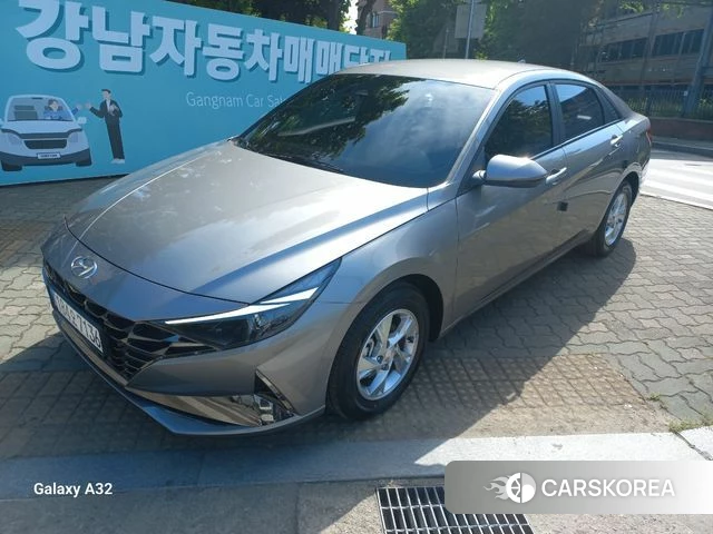 Hyundai Avante Hybrid (CN7) 2021 Серебристо-серый из Кореи