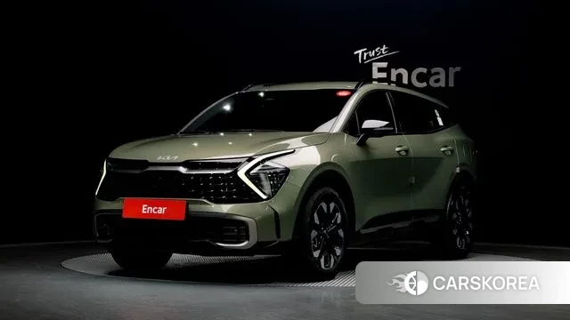 Kia Sportage 5th Generation 2022 Зеленый из Кореи