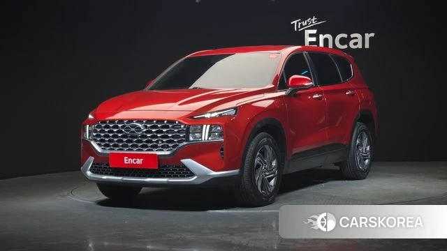 Hyundai The New Santa Fe 2021 Оранжевый из Кореи