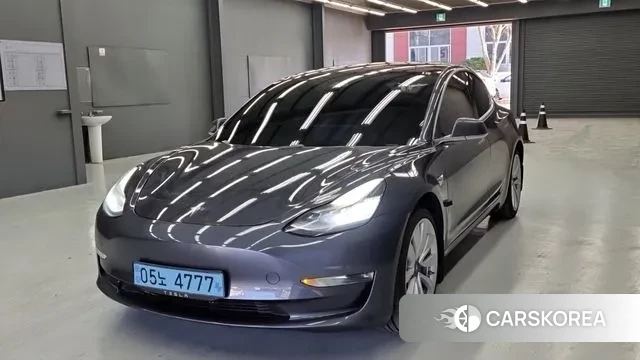 Tesla Model 3 2020 Синий из Кореи