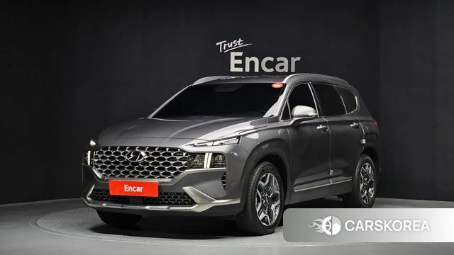 Hyundai The New Santa Fe 2021 Серый из Кореи