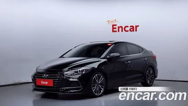 Hyundai Avante AD 2018 Черный из Кореи