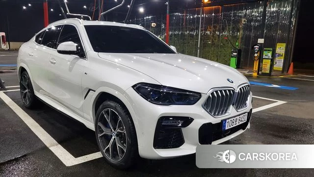 BMW X6 (G06) 2021 Белый из Кореи
