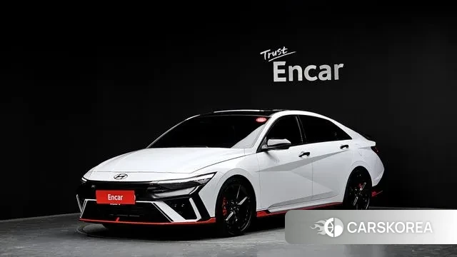 Hyundai The New Avante (CN7) 2024 Белый из Кореи