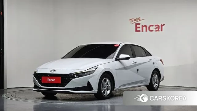 Hyundai Avante (CN7) 2022 Белый из Кореи