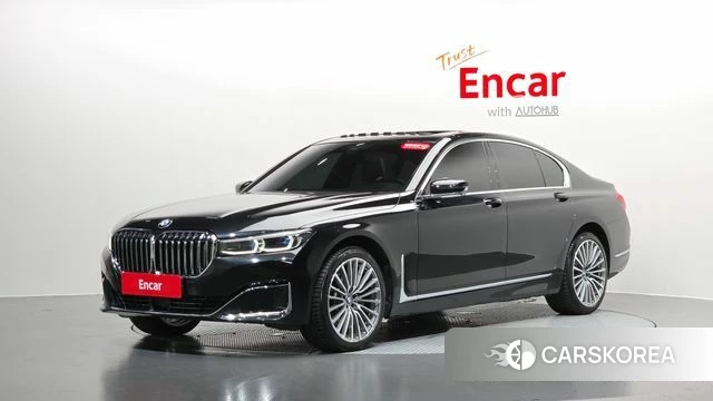 BMW 7 Series (G11) 2021 Черный из Кореи