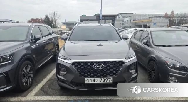 Hyundai Santa Fe TM 2020 Серый из Кореи