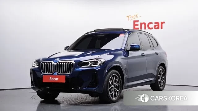 BMW X3 (G01) 2022 Синий из Кореи