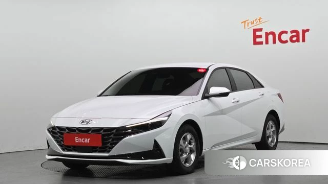 Hyundai Avante (CN7) 2022 Белый из Кореи