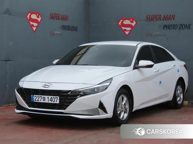 Hyundai Avante (CN7) 2021 Белый из Кореи