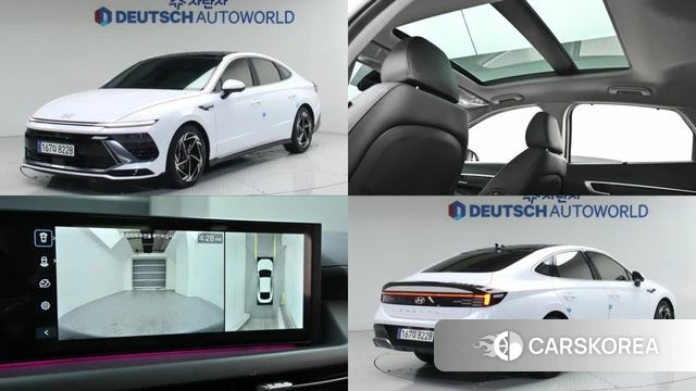 Hyundai Sonata D Edge (DN8) 2025 Белый из Кореи