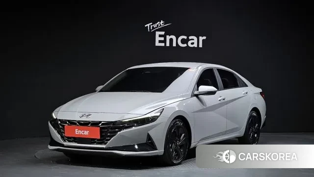 Hyundai Avante (CN7) 2022 Серебристо-серый из Кореи