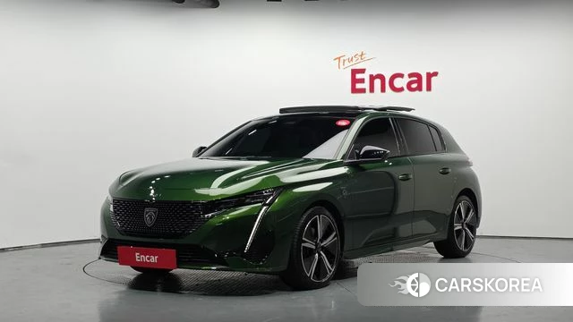 Peugeot 308 Third generation 2023 Зеленый из Кореи