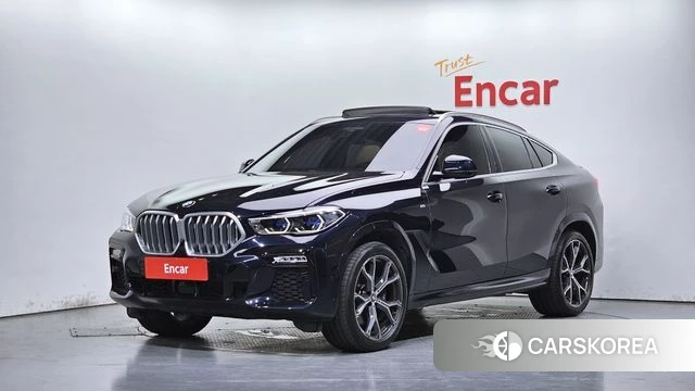 BMW X6 (G06) 2021 Черный из Кореи
