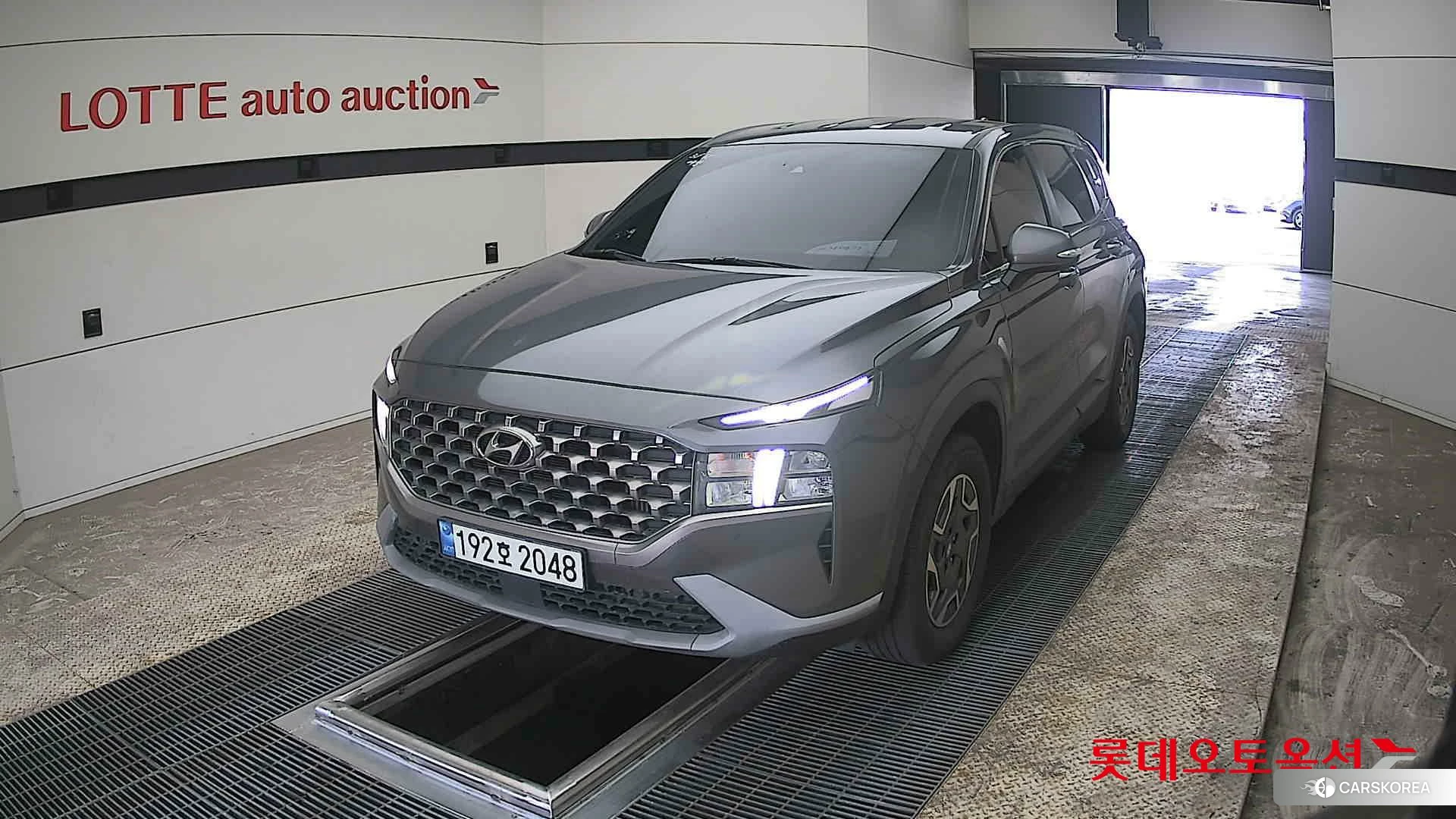 Hyundai Santa Fe Hybrid 2022 Magnetic Grey Metallic из Кореи