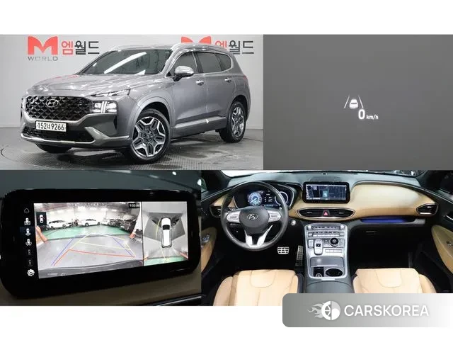 Hyundai The New Santa Fe 2023 Серый из Кореи