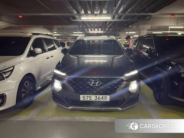 Hyundai Santa Fe TM 2018 Серый из Кореи