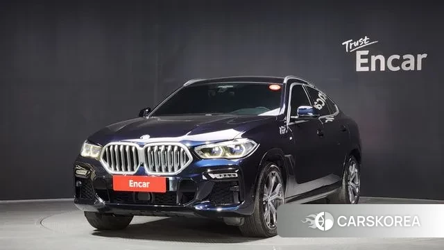 BMW X6 (G06) 2020 Черный из Кореи