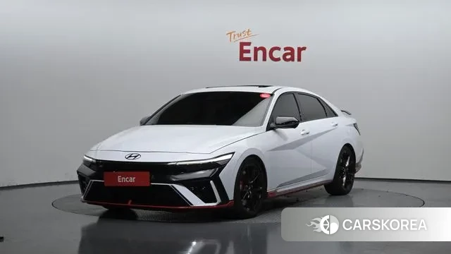 Hyundai The New Avante (CN7) 2023 Белый из Кореи