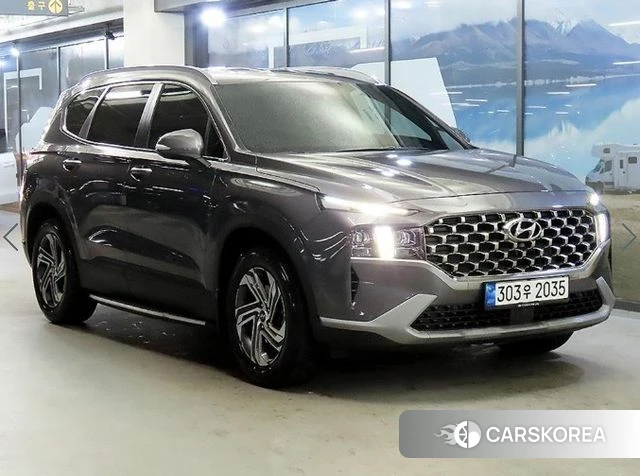 Hyundai The New Santa Fe 2022 Серый из Кореи