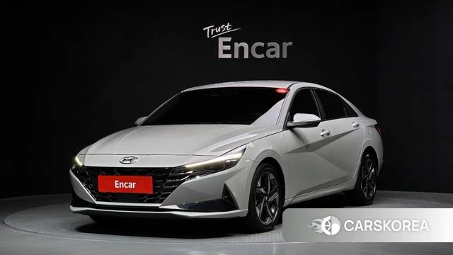 Hyundai Avante (CN7) 2022 Серебристо-серый из Кореи