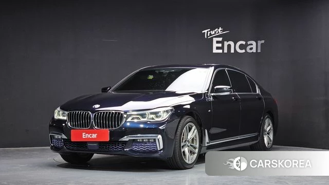 BMW 7 Series (G11) 2018 Синий из Кореи