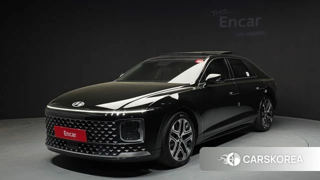 Hyundai Grandeur (GN7) 2023 Черный из Кореи