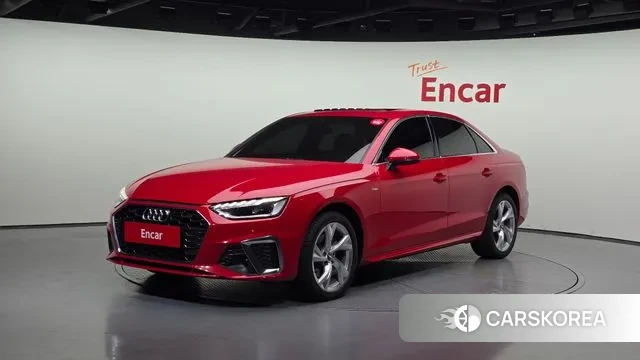 Audi A4 (B9) 2021 Красный из Кореи