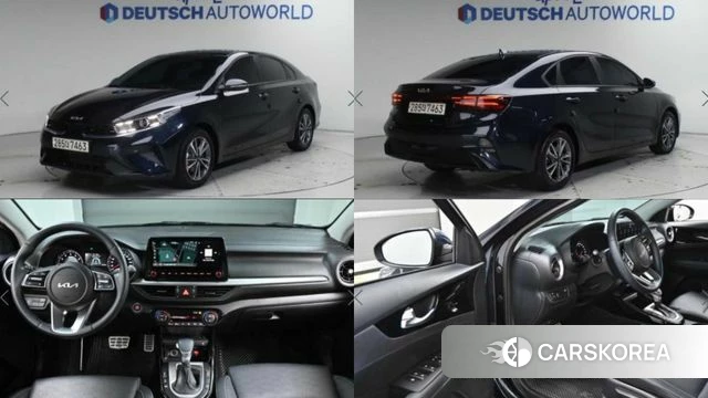 Kia The New K3 2nd generation 2023 Синий из Кореи