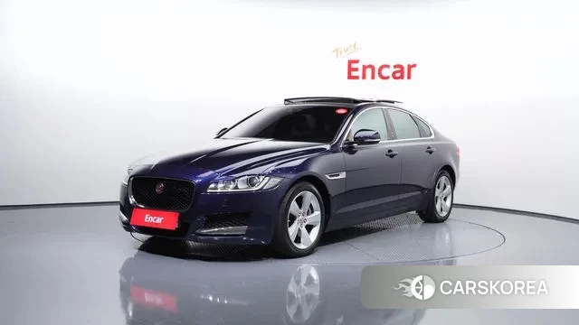 Jaguar XF (X260) 2018 Синий из Кореи