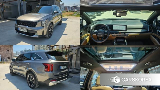Kia The New Sorento 4th Generation 2023 Серый из Кореи