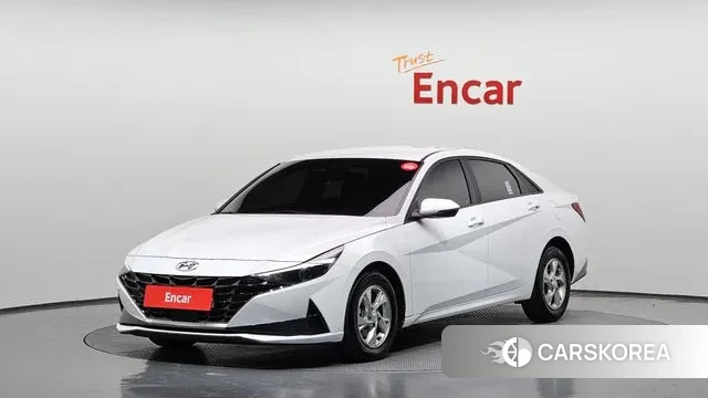 Hyundai Avante (CN7) 2021 Белый из Кореи