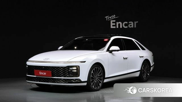 Hyundai Grandeur Hybrid (GN7) 2024 Белый из Кореи