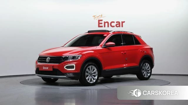 Volkswagen T-Roc 2021 Красный из Кореи