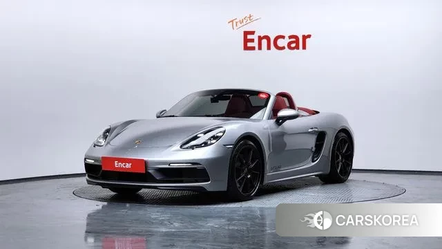 Porsche 718 Boxster 2021 Серебряный из Кореи