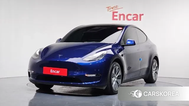 Tesla Model Y 2022 Синий из Кореи