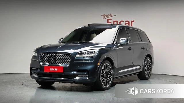 Lincoln Aviator 2nd generation 2020 Синий из Кореи