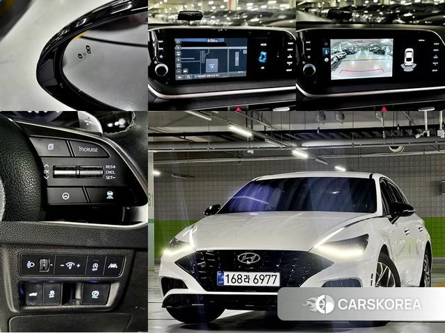 Hyundai Sonata (DN8) 2021 Белый из Кореи