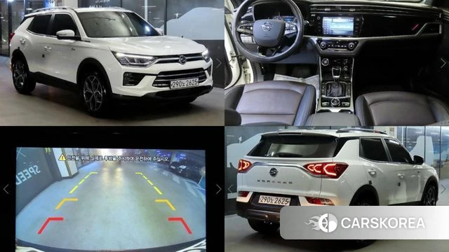 Ssangyong Beautiful Korando 2019 Белый из Кореи