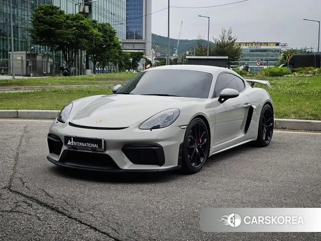 Porsche 718 Cayman 2023 Серебристо-серый из Кореи