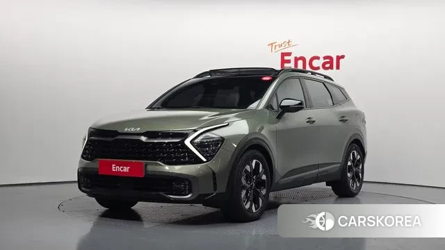 Kia Sportage 5th Generation 2023 Светло-зеленый из Кореи