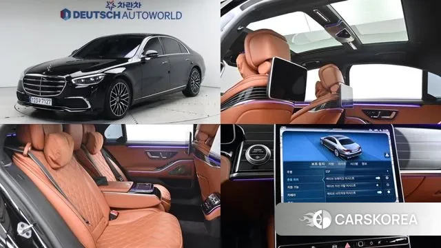 Mercedes-Benz S-Class W223 2022 Черный из Кореи