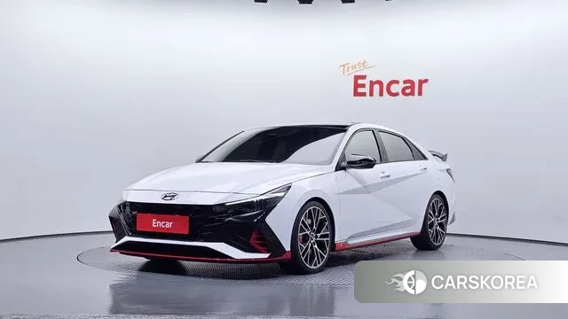 Hyundai Avante (CN7) 2022 Белый из Кореи