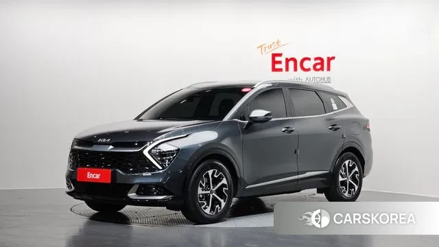 Kia Sportage 5th Generation Hybrid 2023 Серый из Кореи