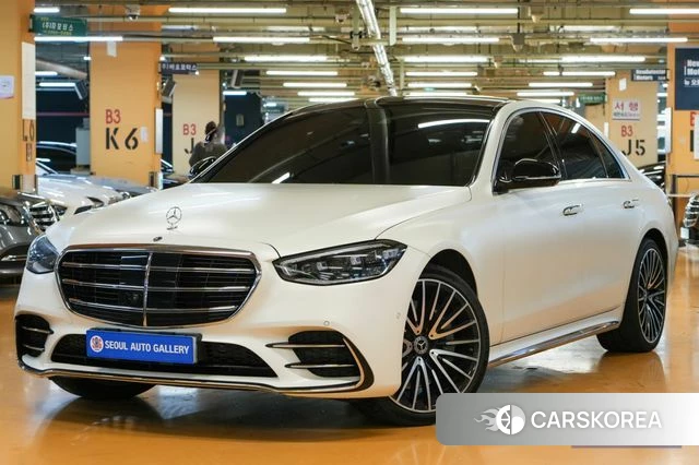 Mercedes-Benz S-Class W223 2022 Белый из Кореи