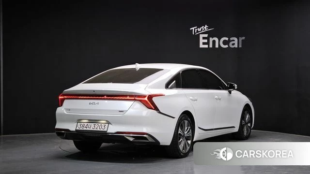 Kia K8 Hybrid 2022 Белый из Кореи