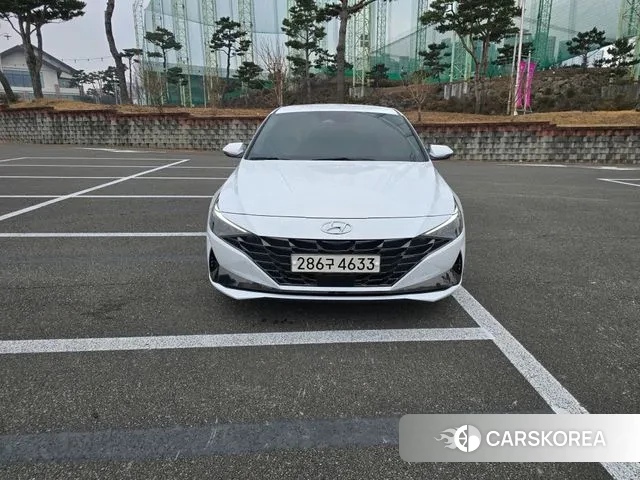 Hyundai Avante (CN7) 2020 Белый из Кореи
