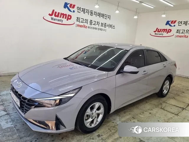 Hyundai Avante (CN7) 2021 Серебристо-серый из Кореи